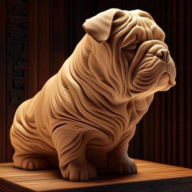 3D model Dicrurus sharpei (STL)